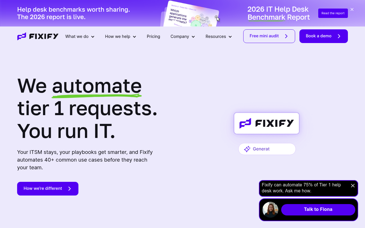 Fixify website screenshot