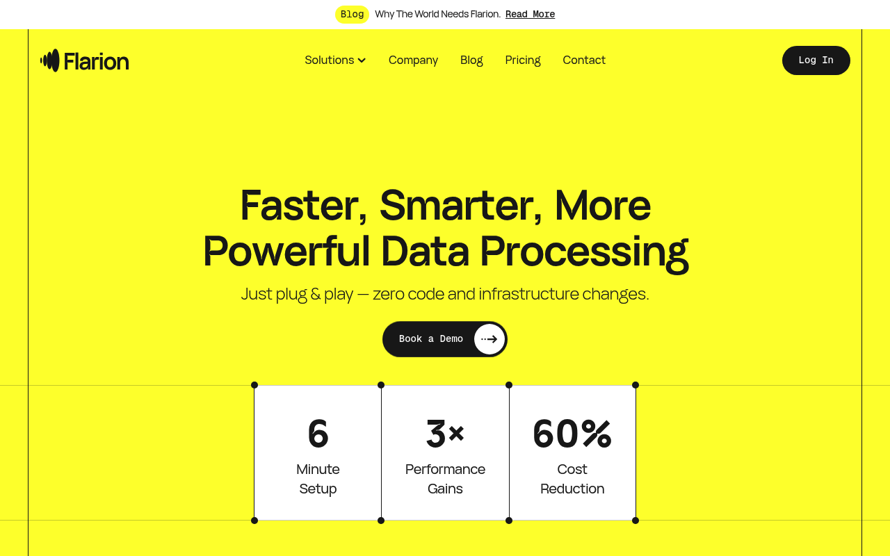 Flarion website screenshot