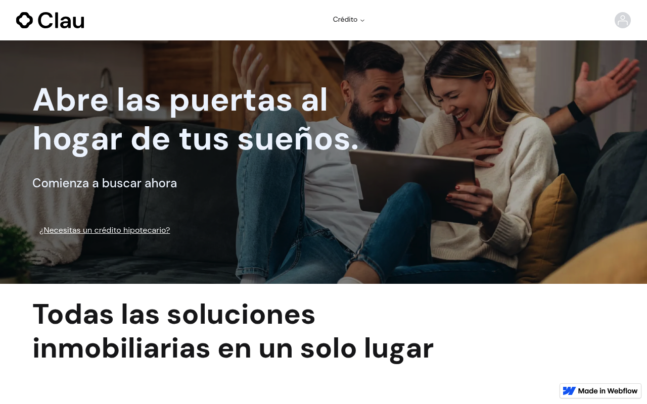 Flat website screenshot