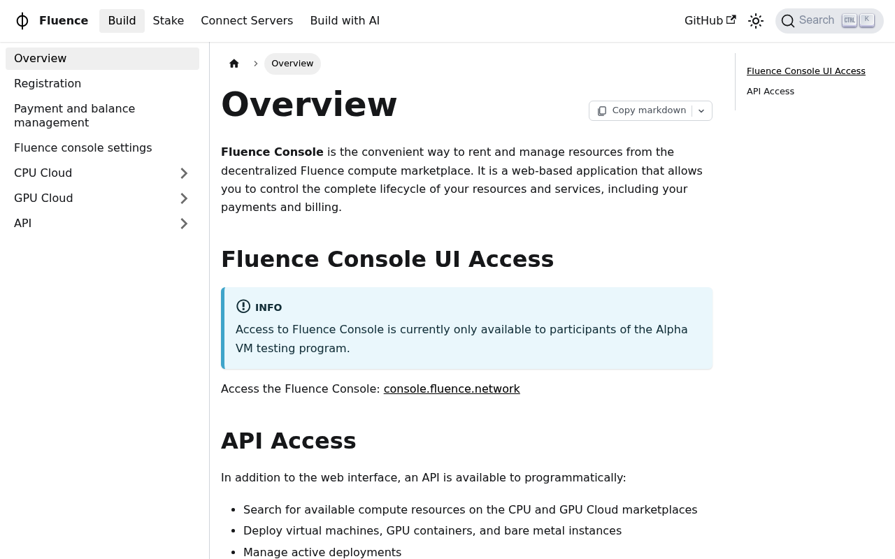 Fluence screenshot