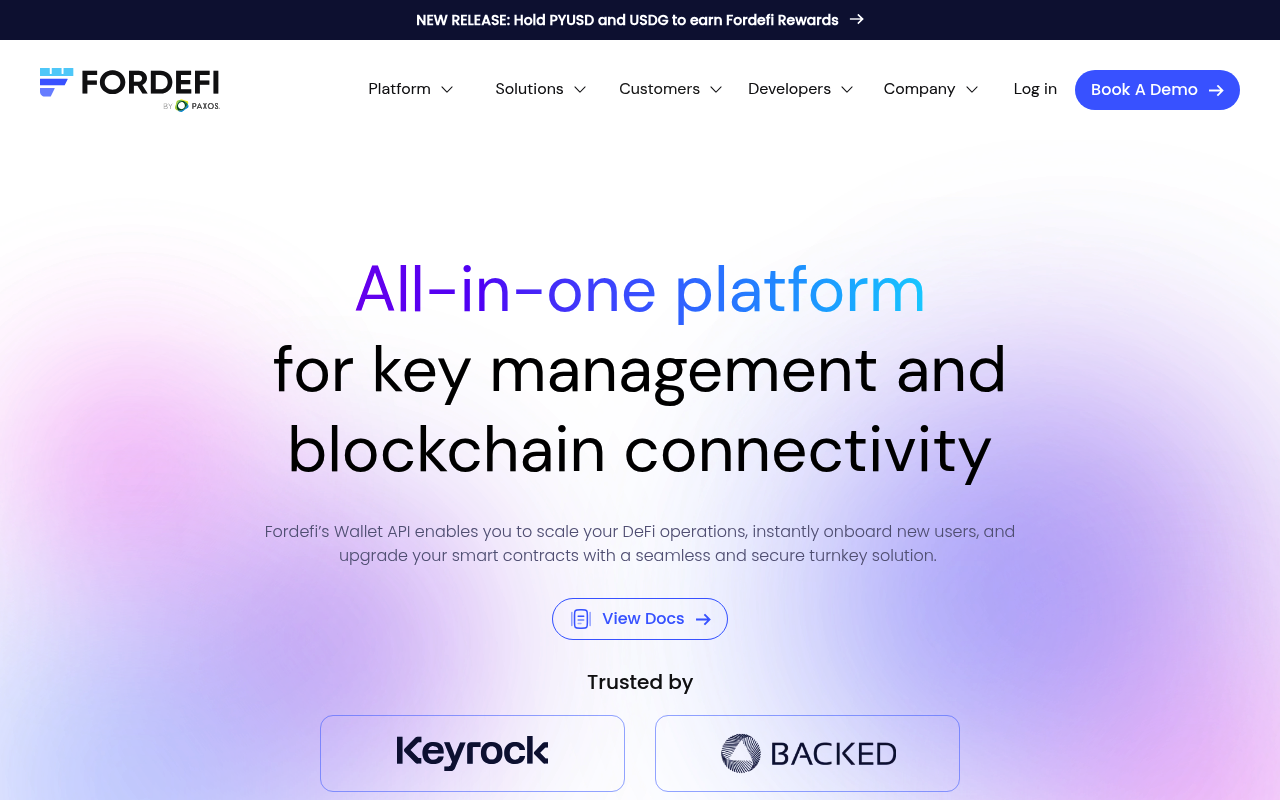 Fordefi screenshot