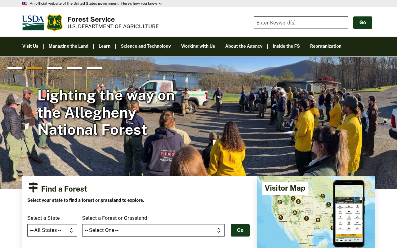 Forest Service screenshot
