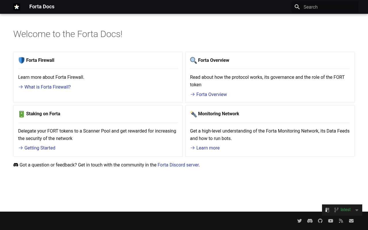 Forta screenshot