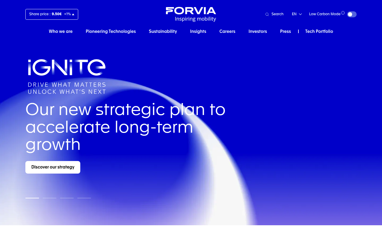 Forvia screenshot