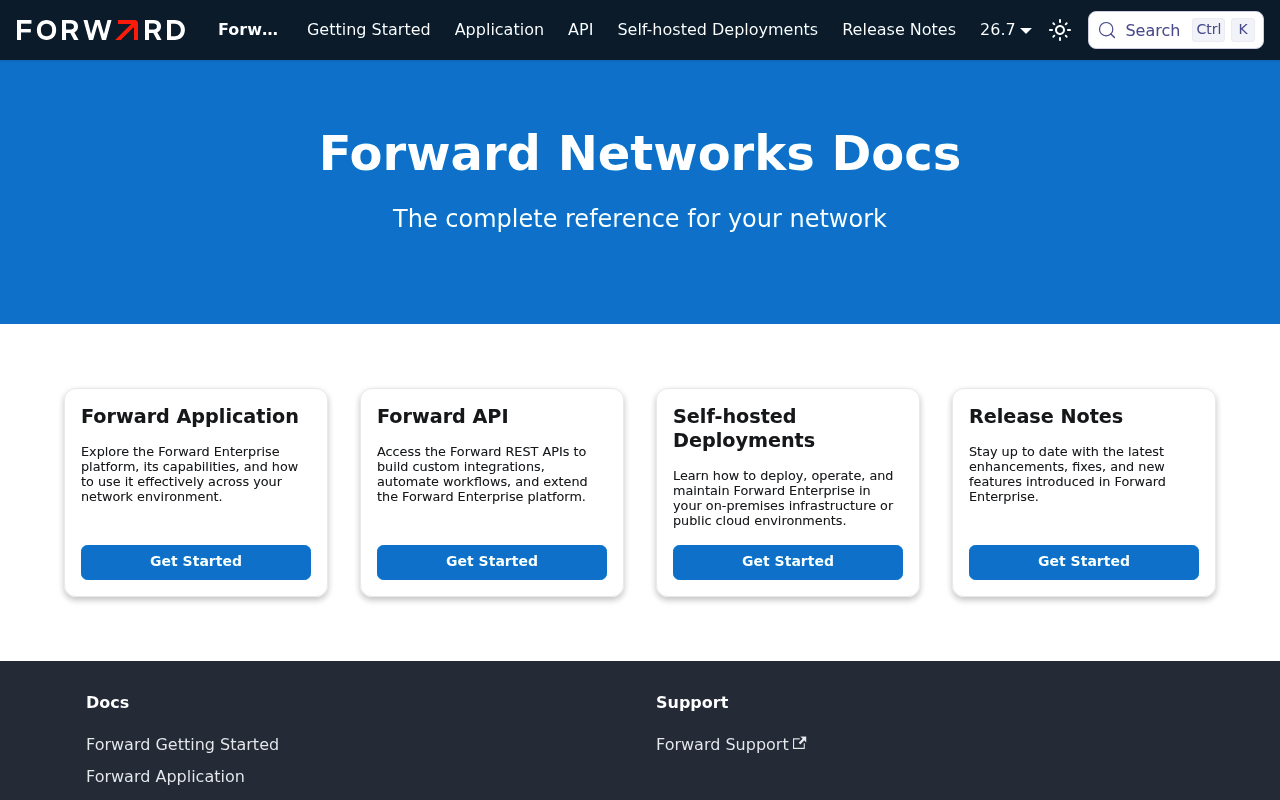 Forward Networks screenshot