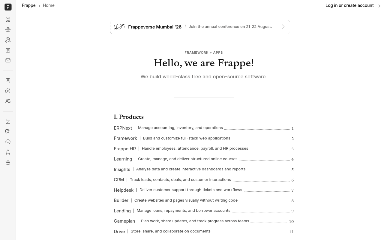 Frappe screenshot