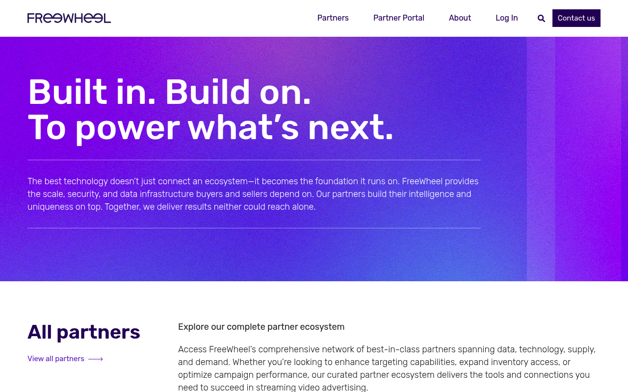 FreeWheel Media website screenshot