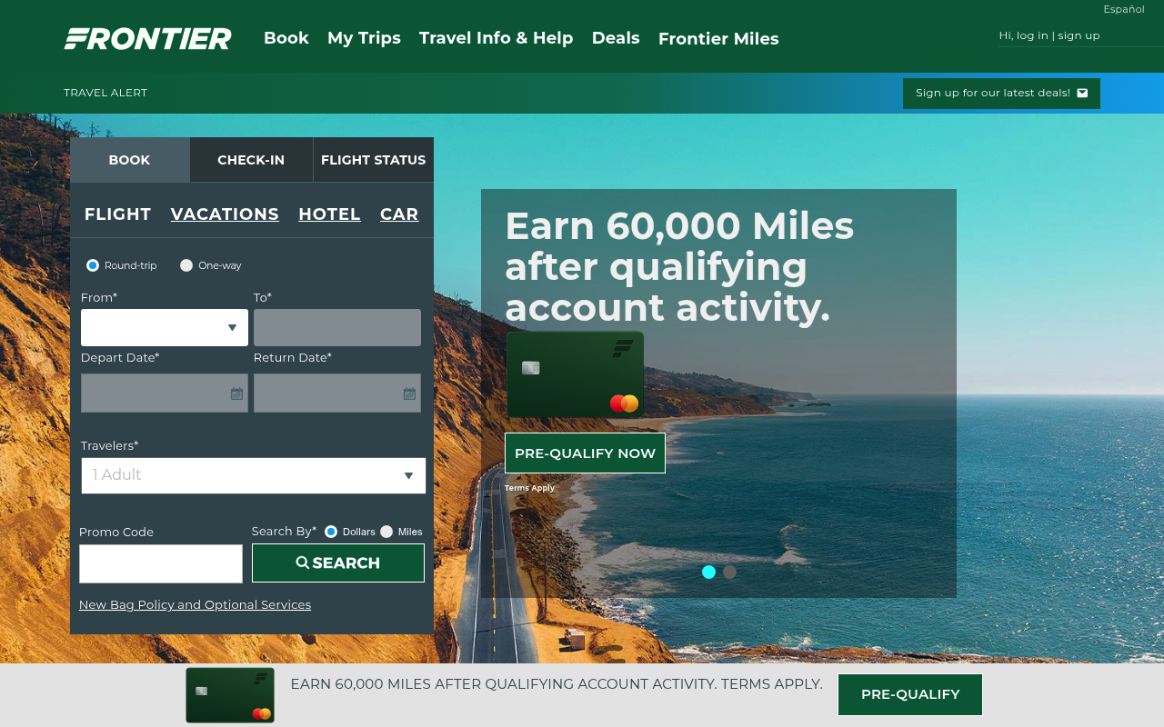 Frontier Group Holdings screenshot