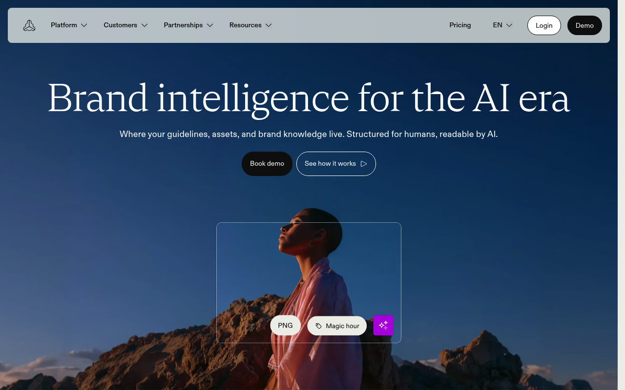 Frontify website screenshot