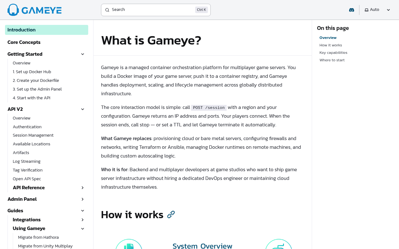 Gameye screenshot