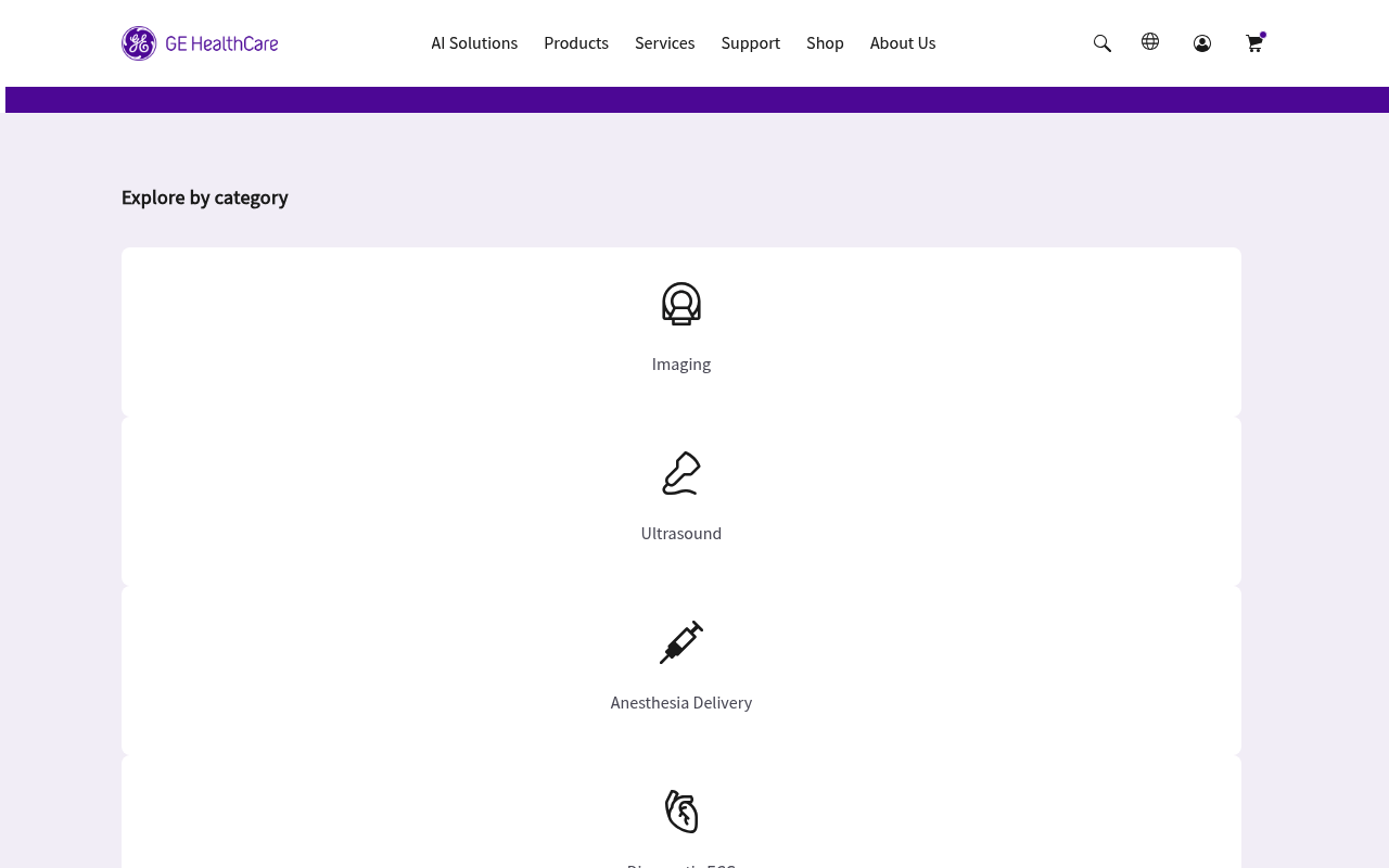 GE HealthCare Technologies screenshot