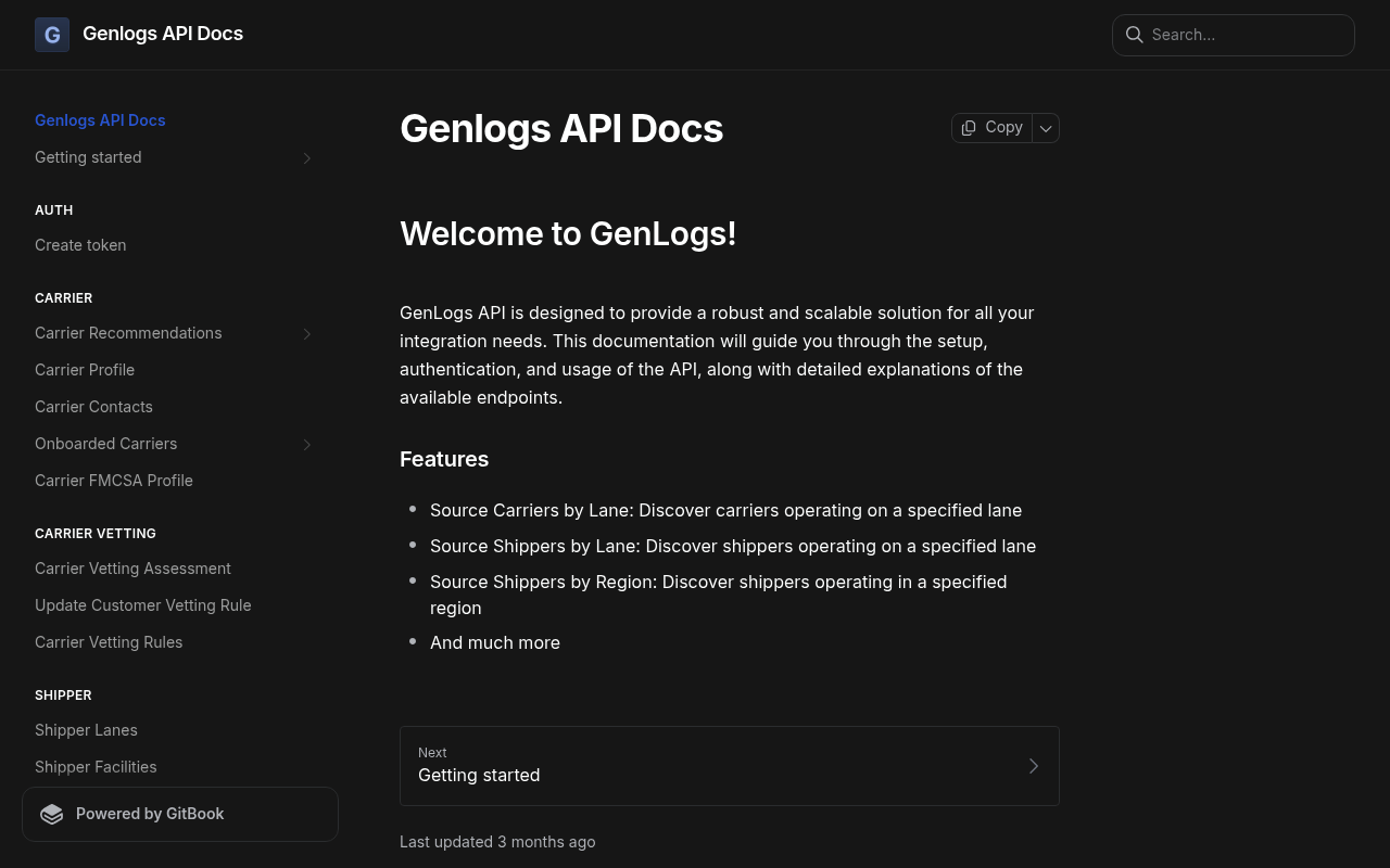 GenLogs screenshot