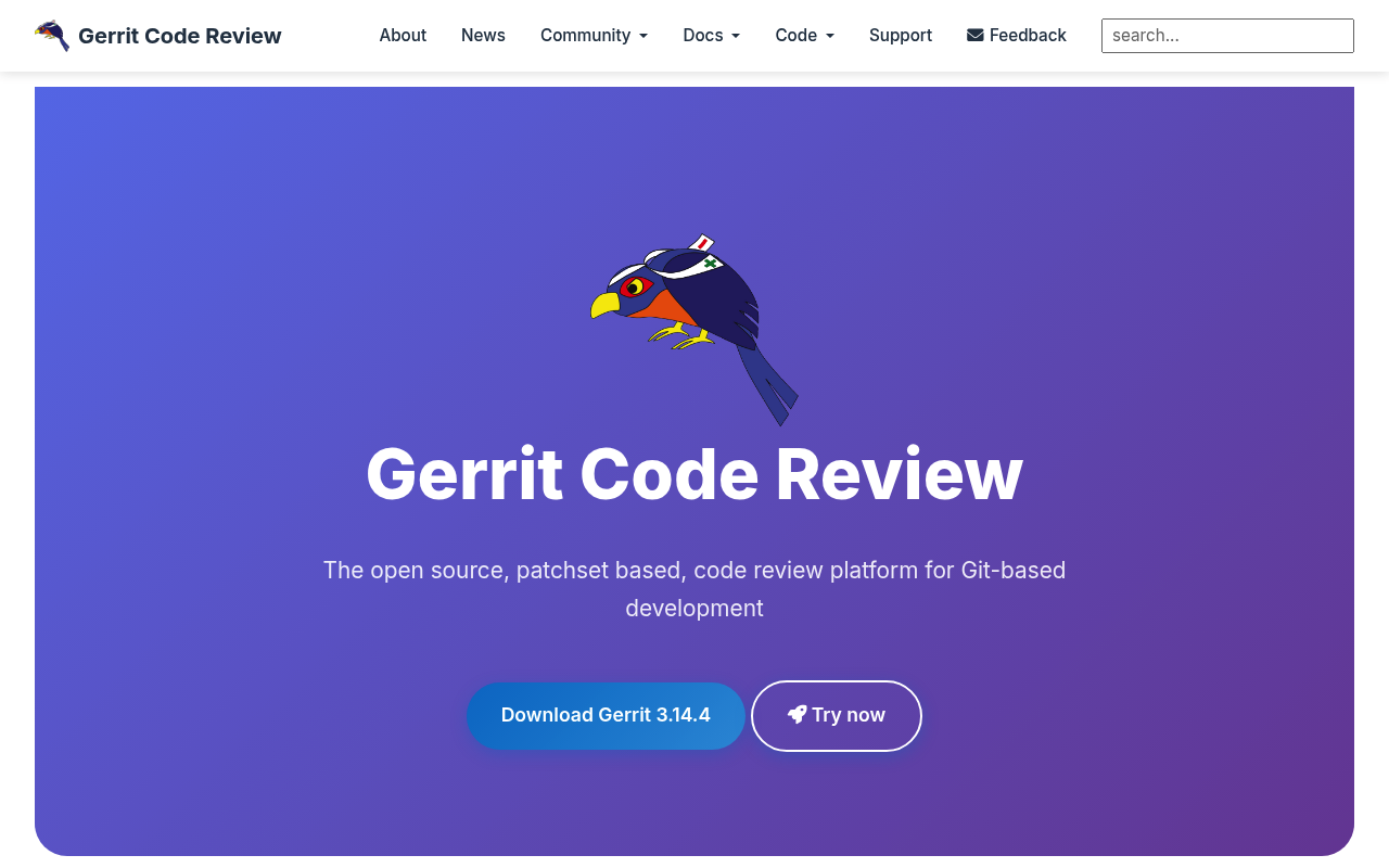 Gerrit Code Review screenshot