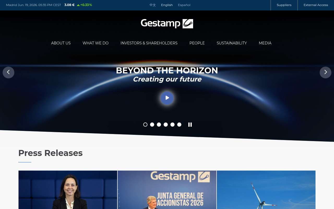 Gestamp screenshot