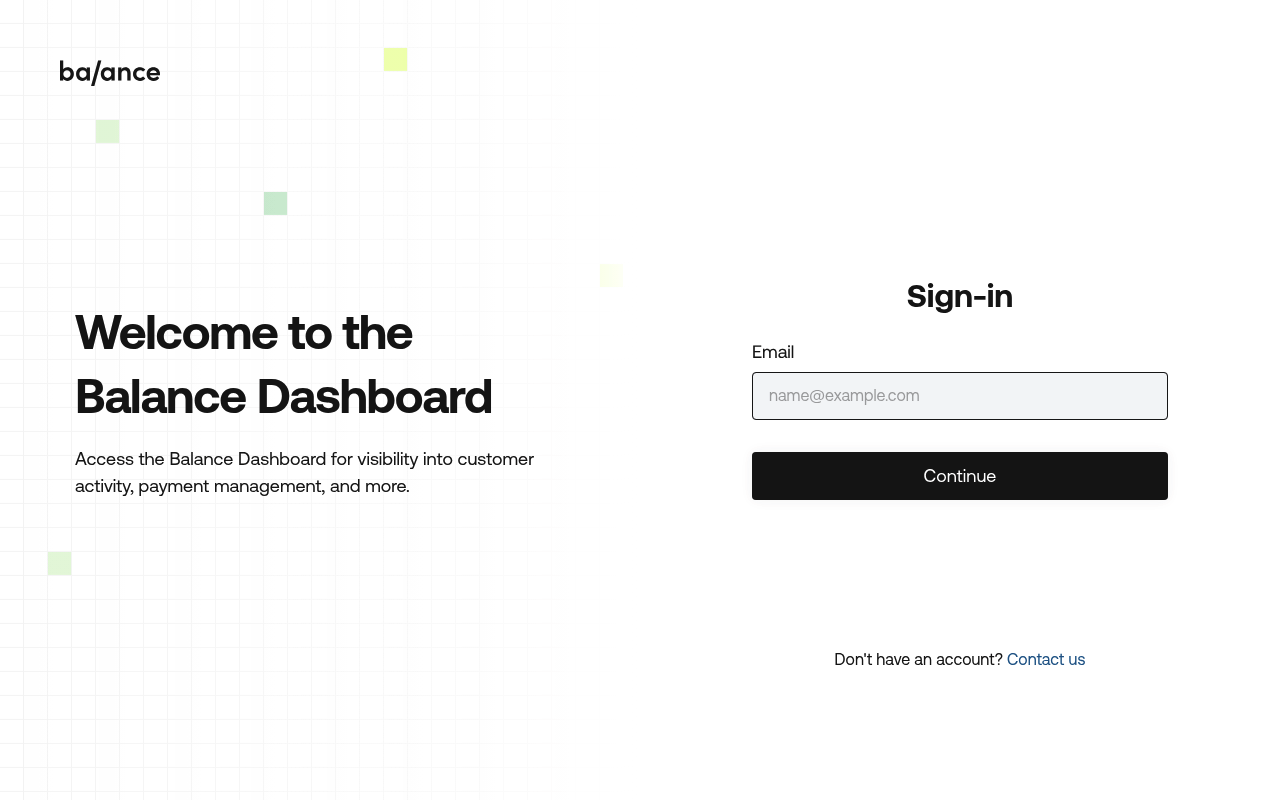 Getbalance website screenshot