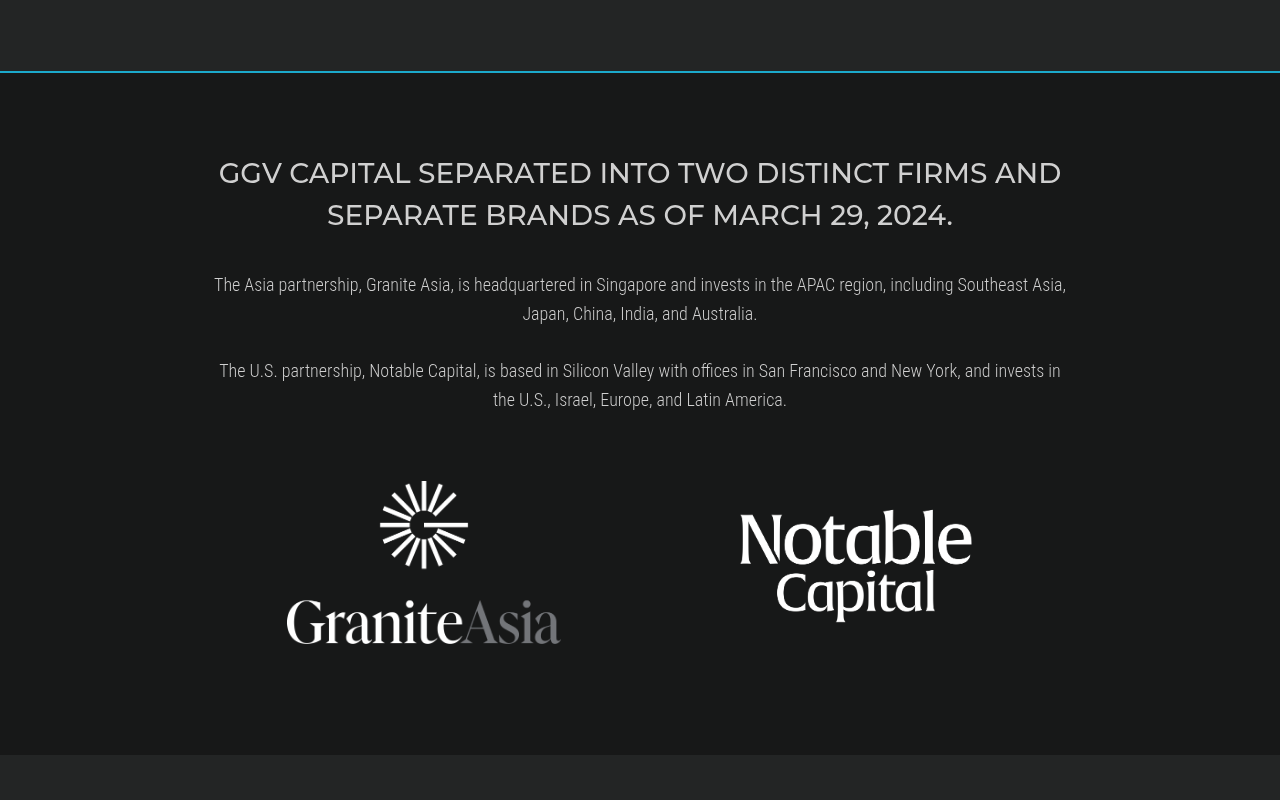 GGV Capital screenshot