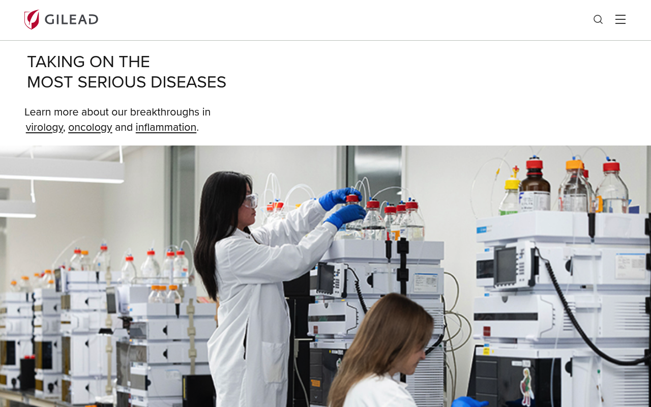 Gilead Sciences screenshot