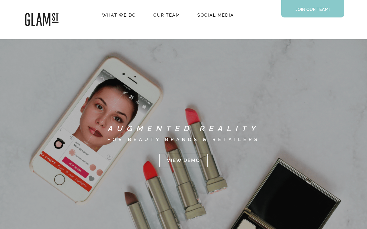 GlamSt website screenshot