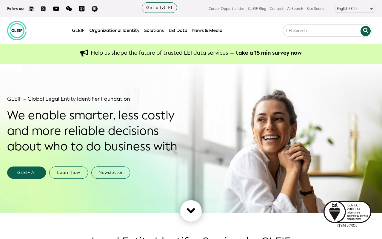 GLEIF screenshot