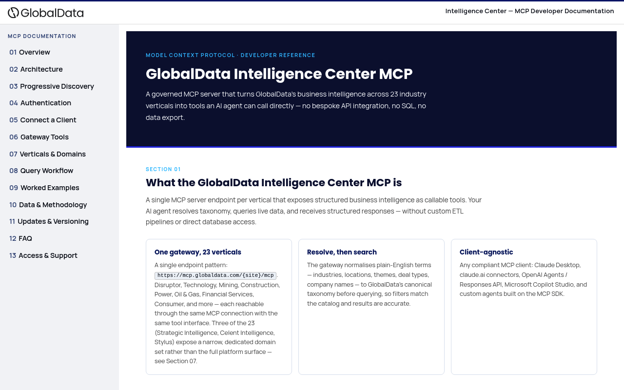 GlobalData screenshot