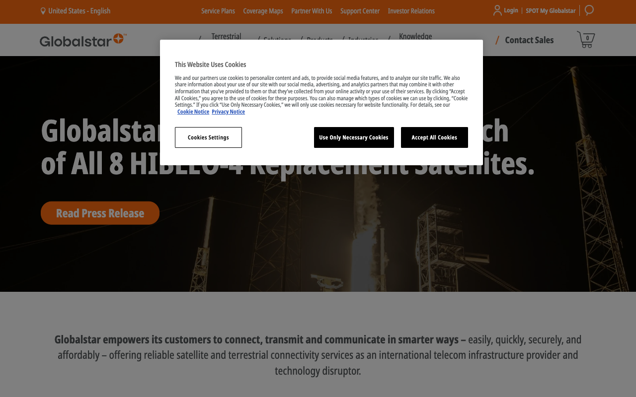 Globalstar screenshot