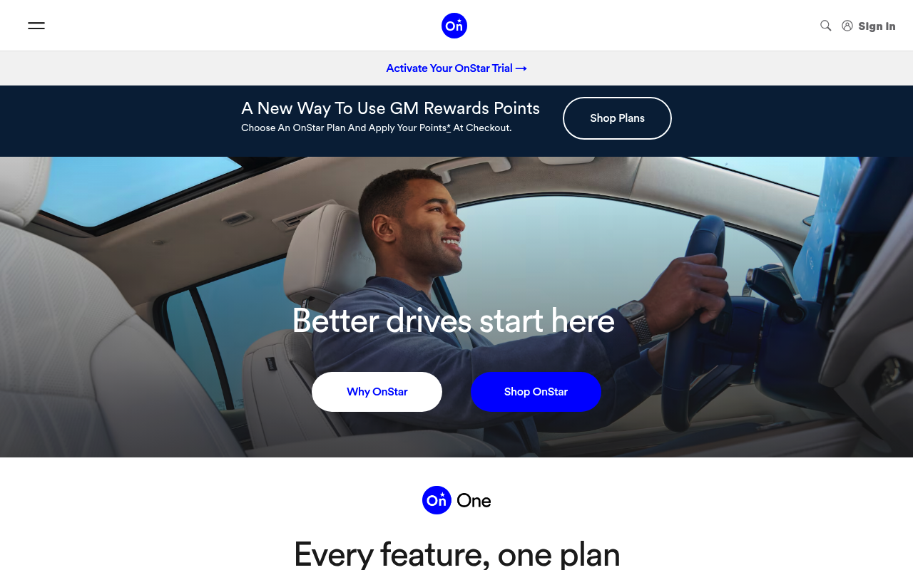 GM OnStar screenshot