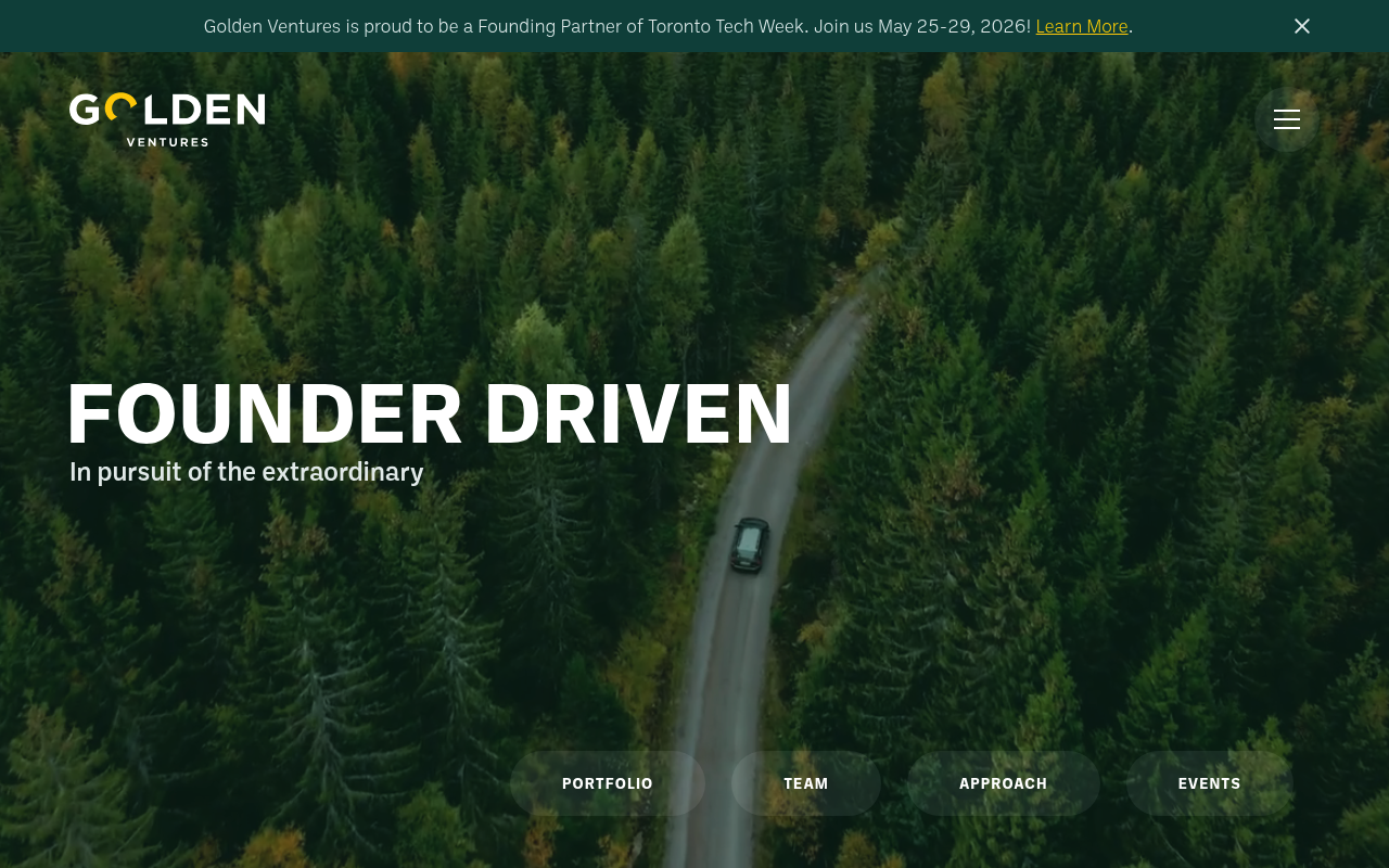 Golden Ventures website screenshot