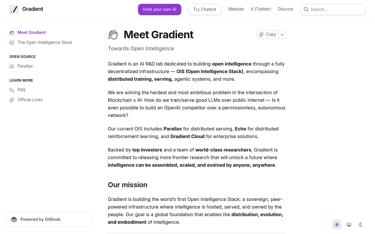 Gradient screenshot