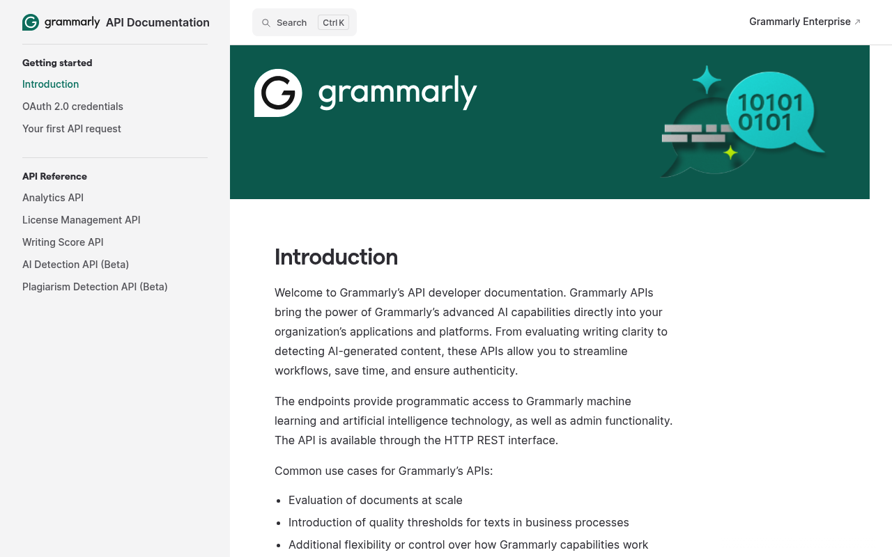 Grammarly screenshot
