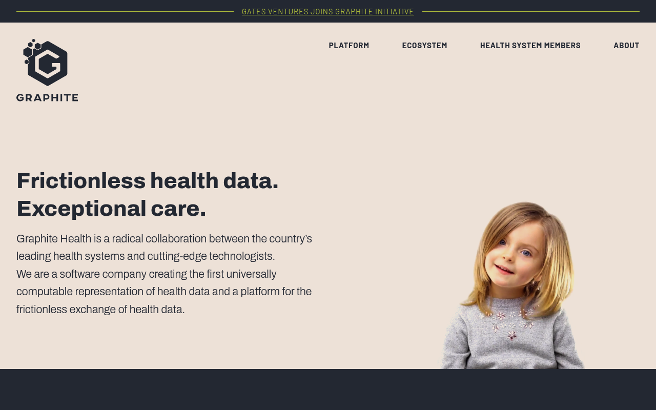 Graphite Health website screenshot