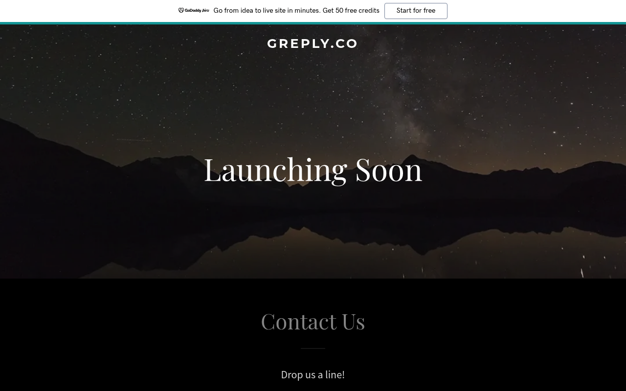 Greply website screenshot