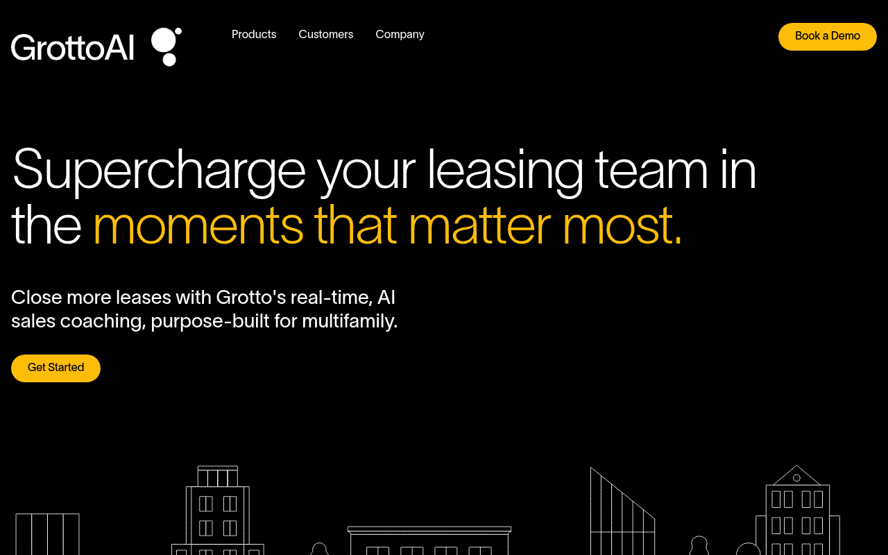 Grotto AI website screenshot