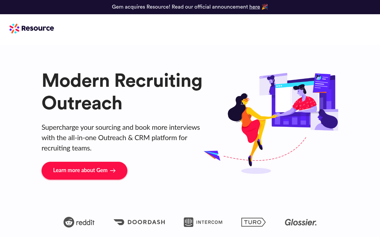 Guide website screenshot
