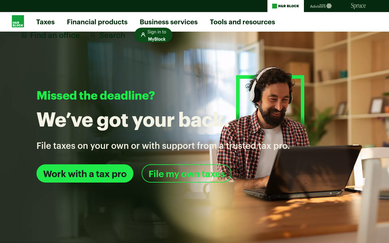 H&R Block screenshot