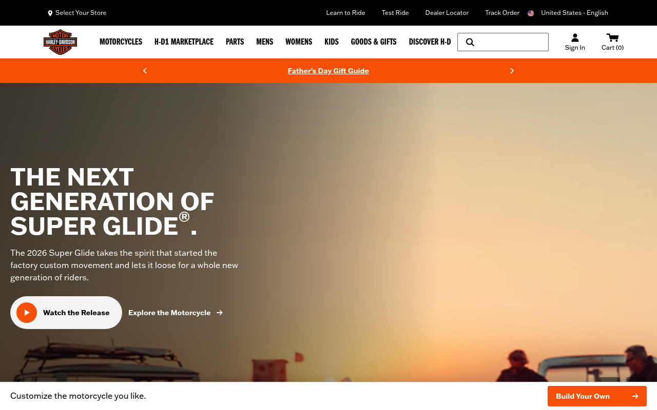 Harley-Davidson screenshot