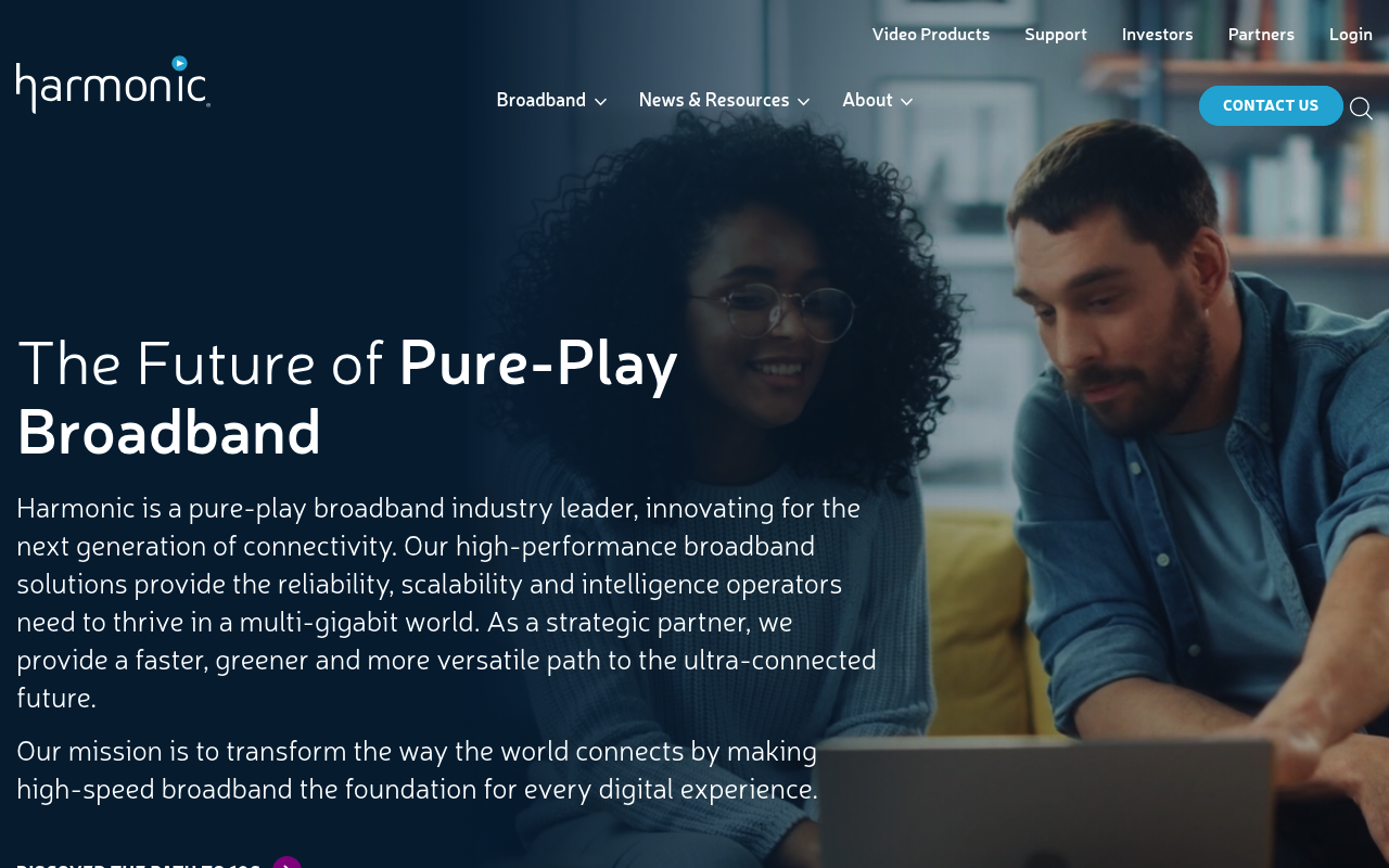 Harmonic Lightwaves website screenshot