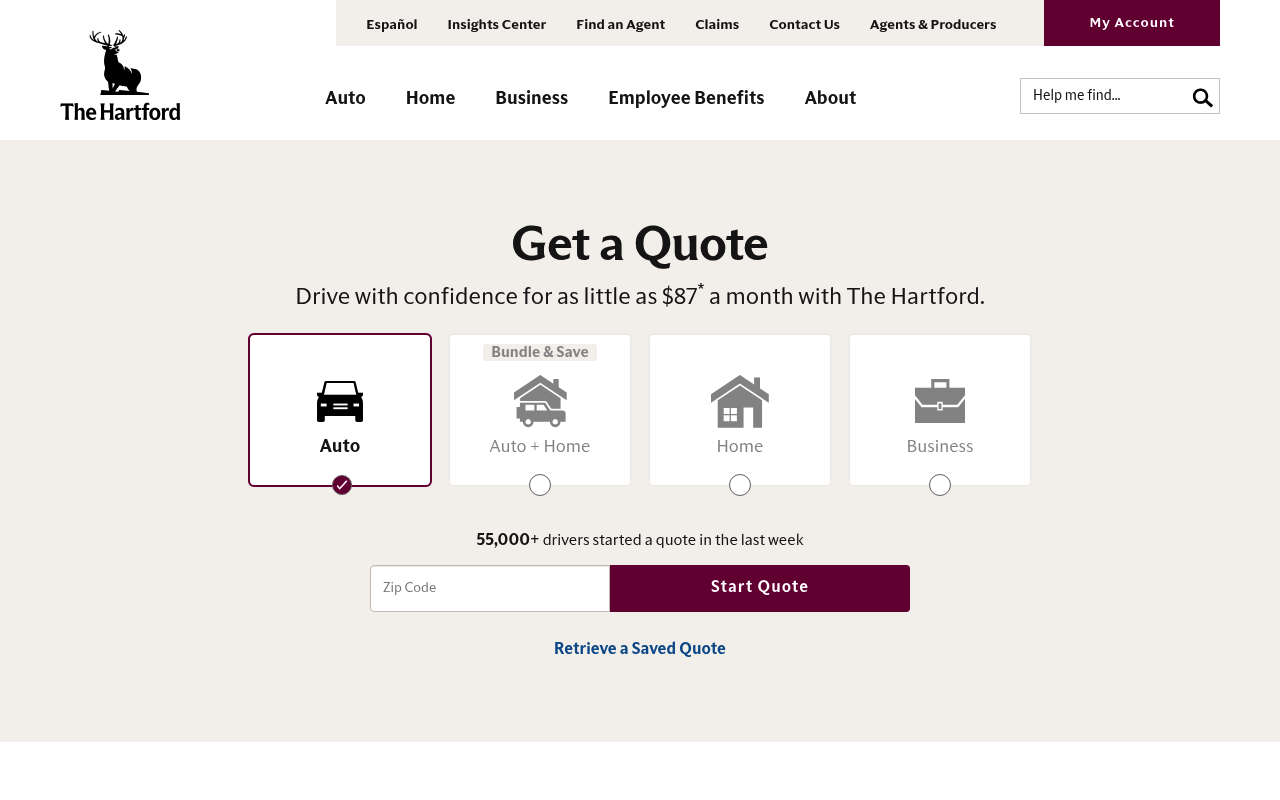 Hartford Financial Services Group screenshot
