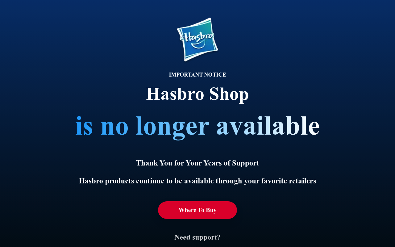 Hasbro screenshot