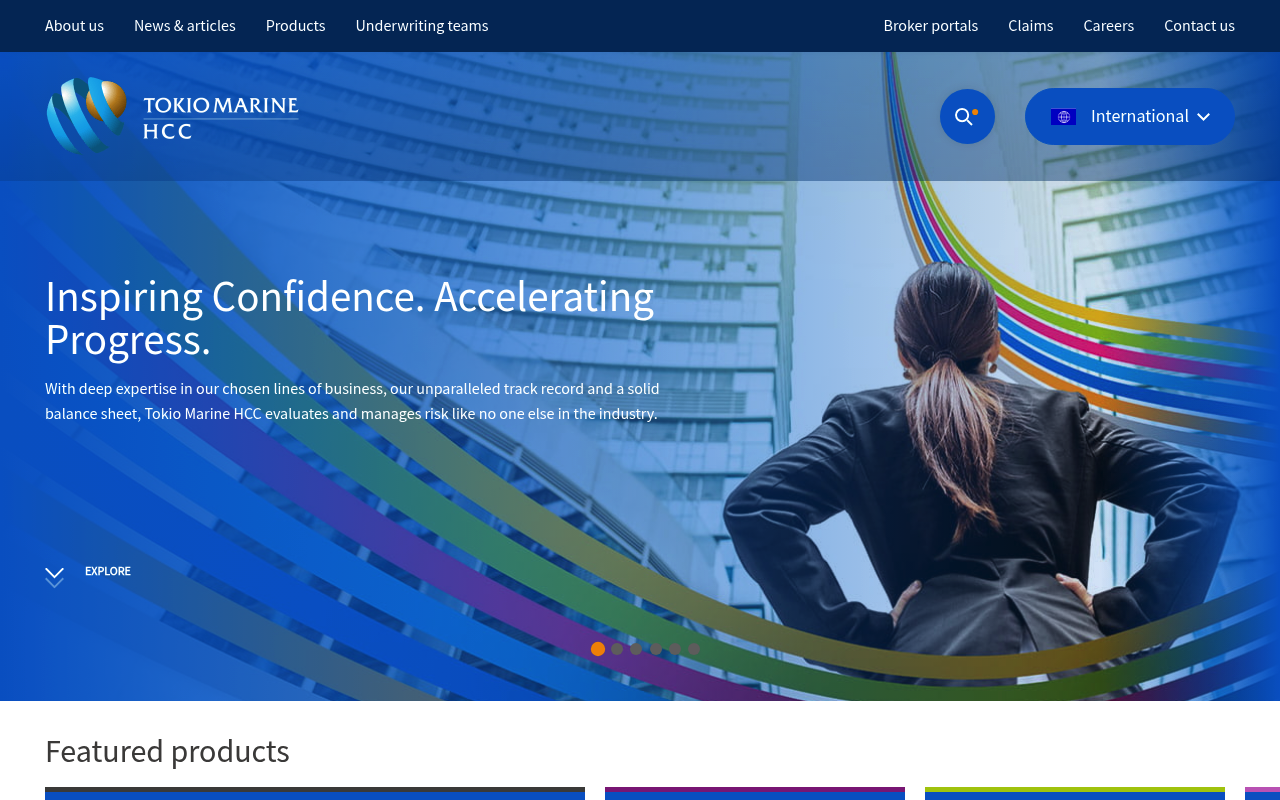 HCC Insurance Holdings screenshot