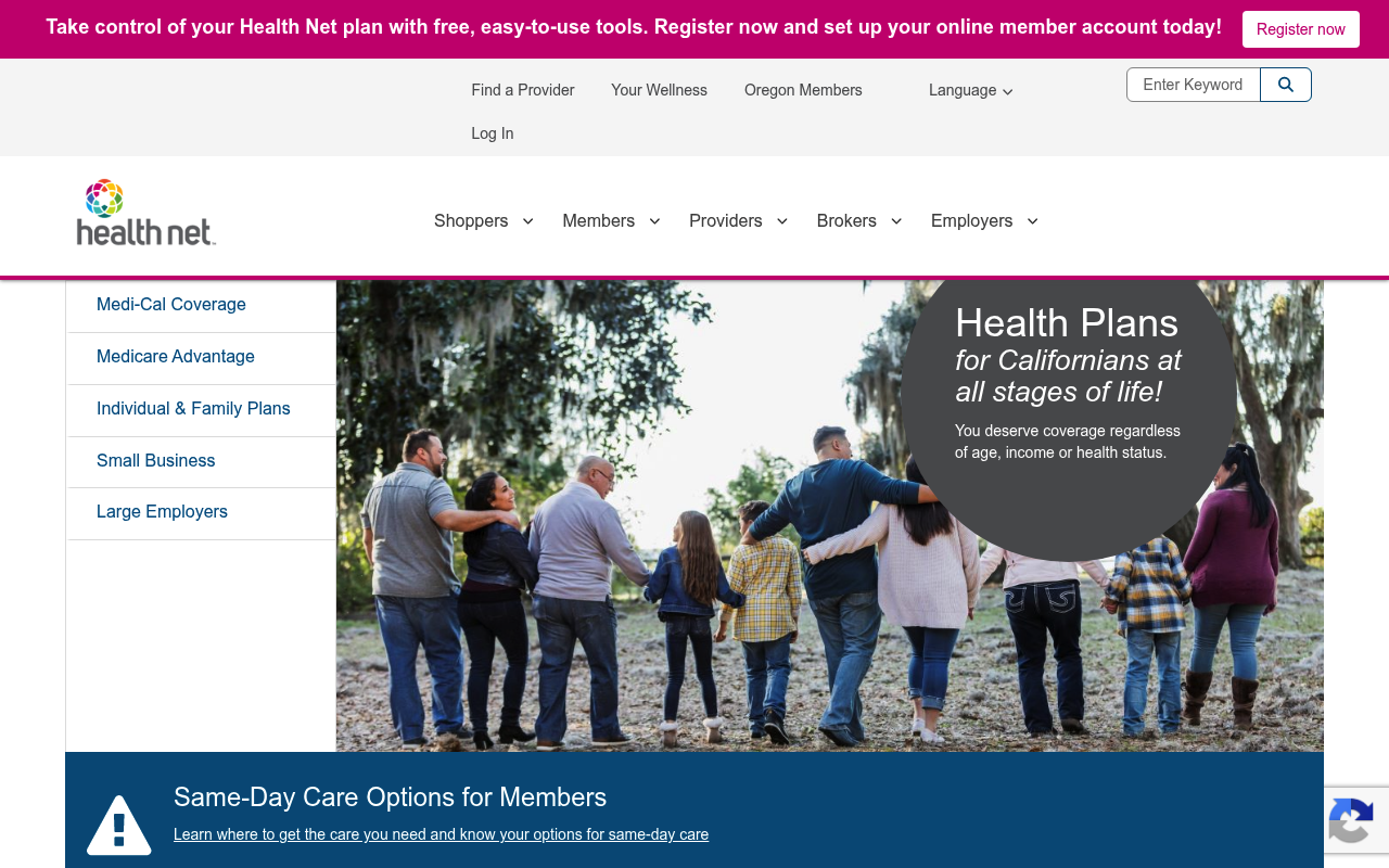 Health Net screenshot