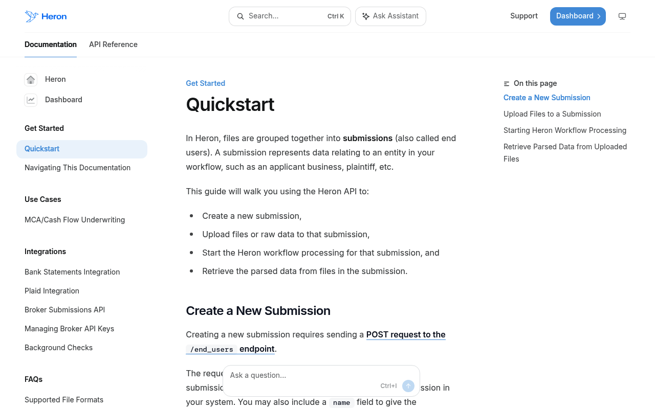 Heron screenshot