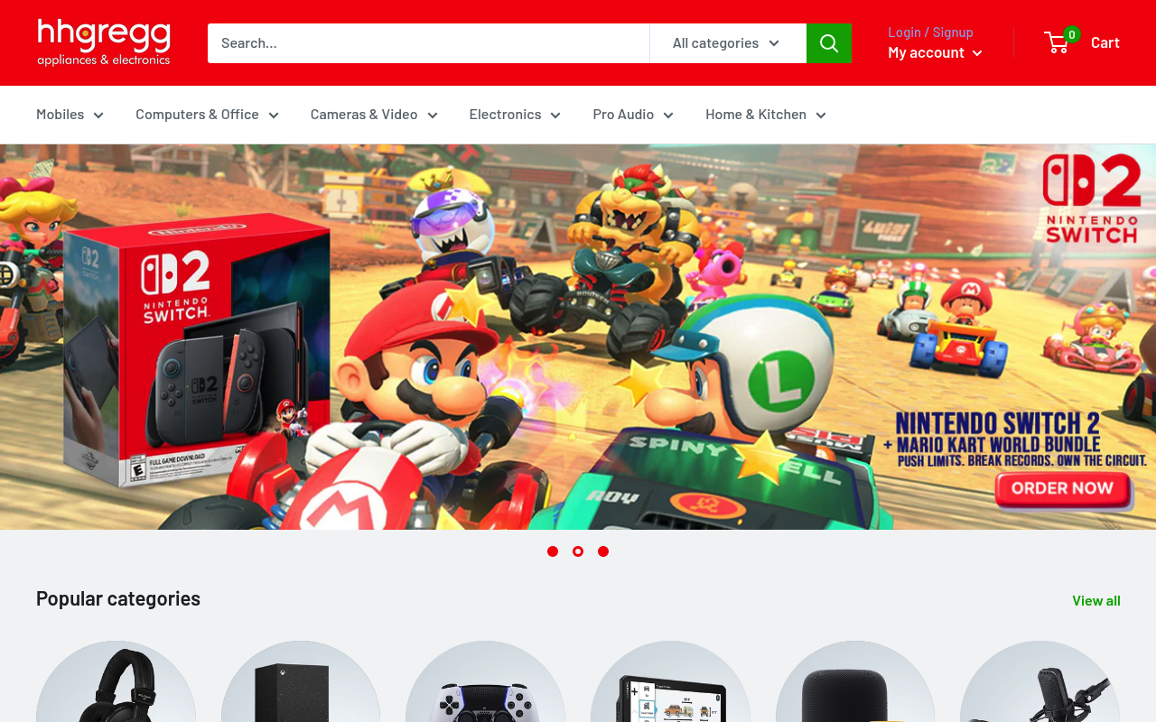 hhgregg screenshot