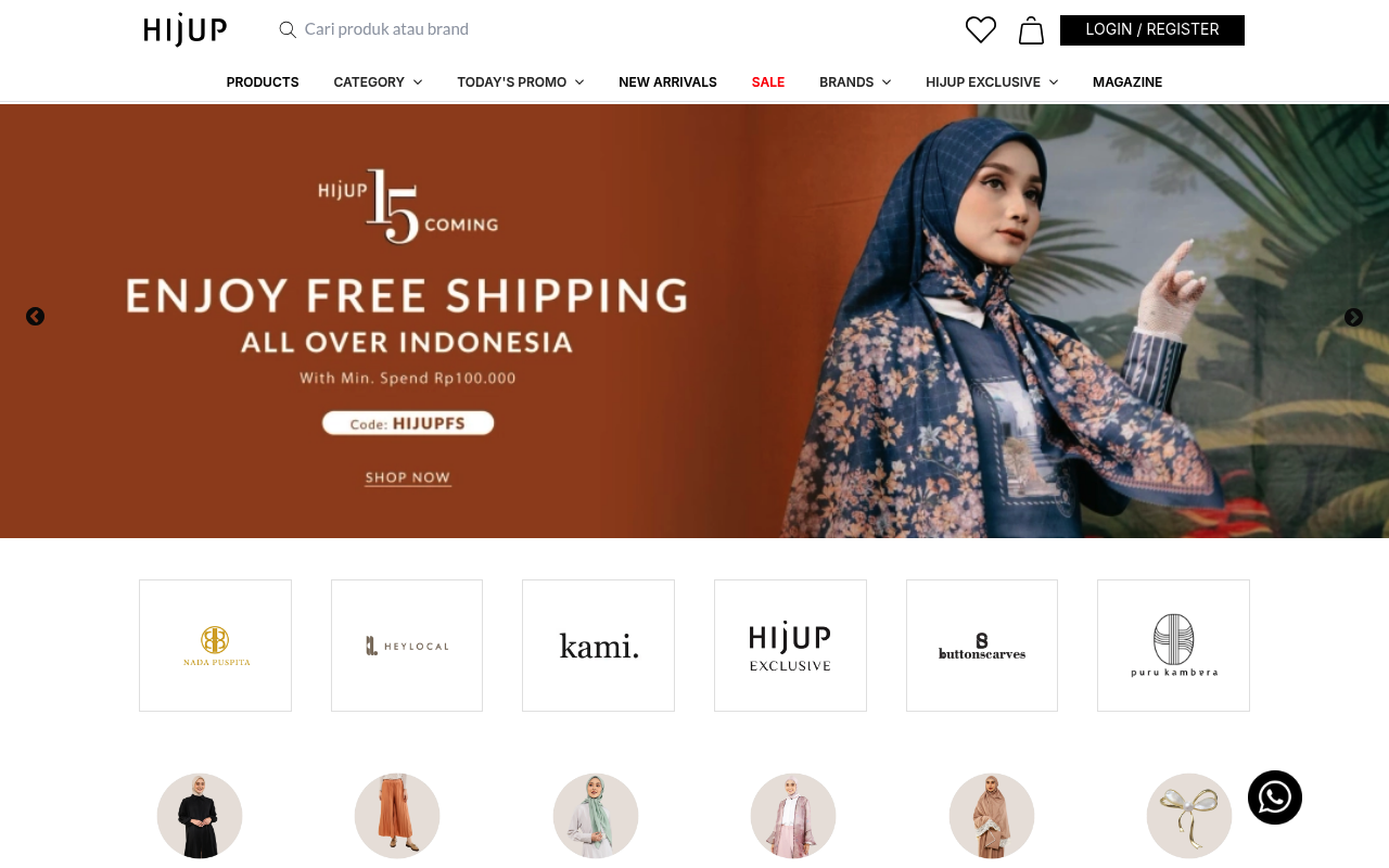HijUp website screenshot