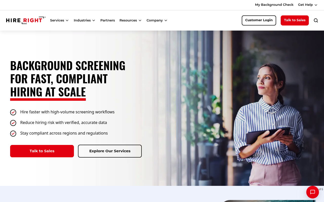 HireRight screenshot