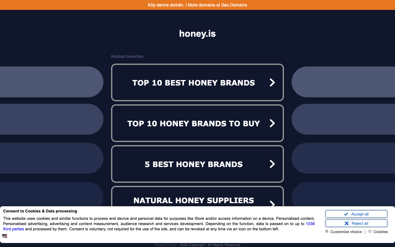 Honey screenshot