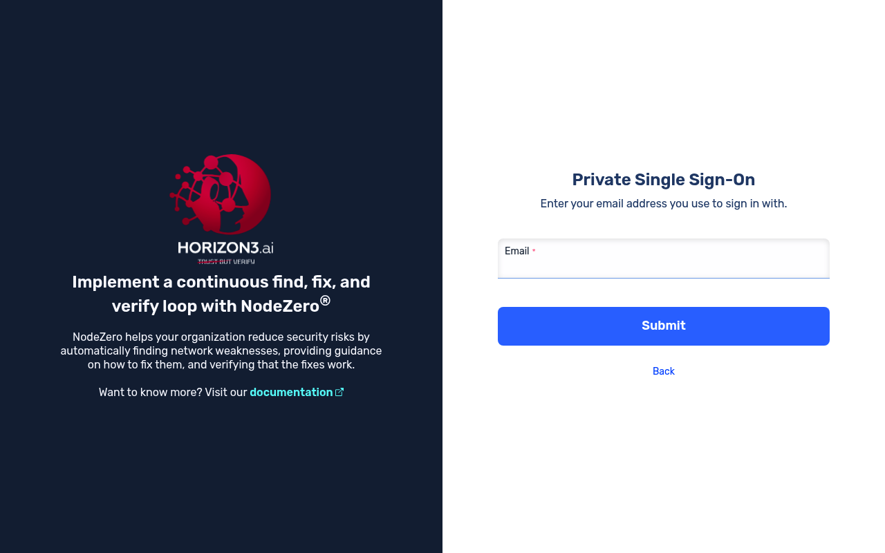 Horizon3.ai website screenshot