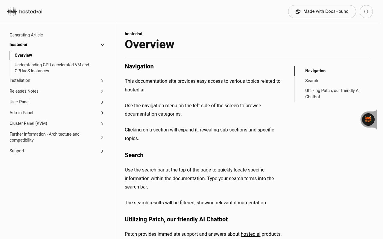 Hosted·ai screenshot