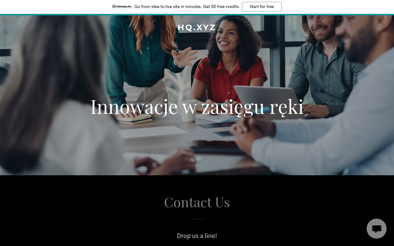 HQ, Headquarters website screenshot