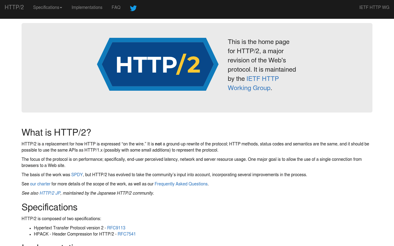 HTTP/2 screenshot