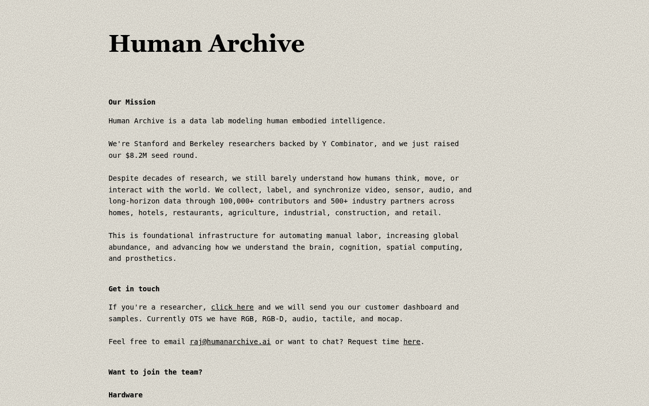 Human Archive screenshot
